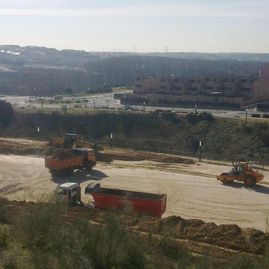 Gravera Moraleja maquinaria en terreno