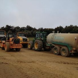 Gravera Moraleja camiones transportadores